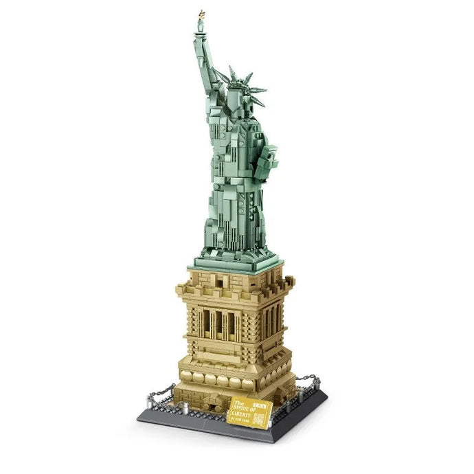 Wange Bricks: The Statue of Liberty Bricks Modular Model Toy Figure