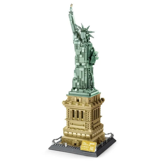 Wange Bricks: The Statue of Liberty Bricks Modular Model Toy Figure