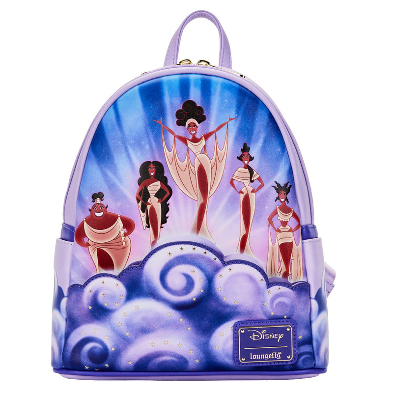 Load image into Gallery viewer, Loungefly Disney Hercules Muses Clouds Mini Backpack
