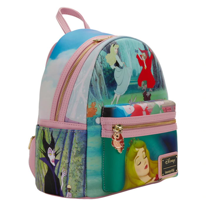 Disney - Sleeping Beauty Princess Scene Mini Backpack Bag Purse, Loungefly