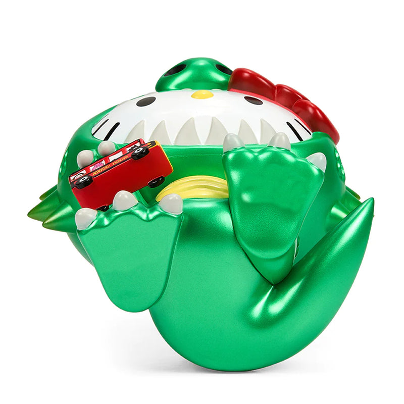 Load image into Gallery viewer, Hello Kitty - Kaiju Metallic Green Edition Cosplay 8&quot; Vinyl Figure
