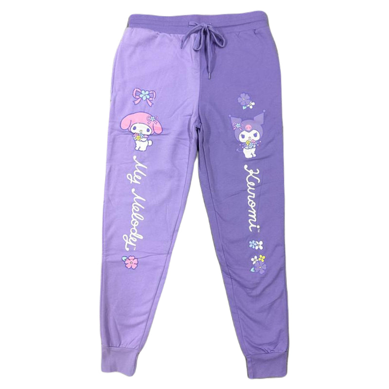 My Melody & Kuromi - Block Purple & Lila Hoodie & Jogger
