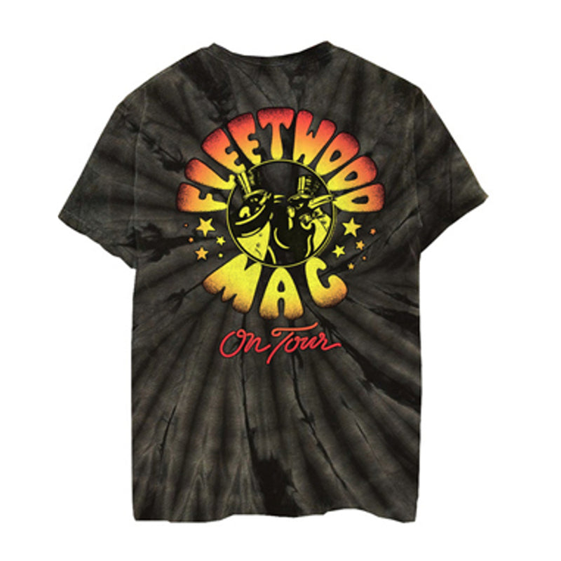 Load image into Gallery viewer, Fleetwood Mac - Fleetwood Mac on tour 18/1 Grey Spiral Dye T-Shirt
