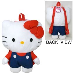 Hello Kitty - Hello Kitty 16" Plush Backpack