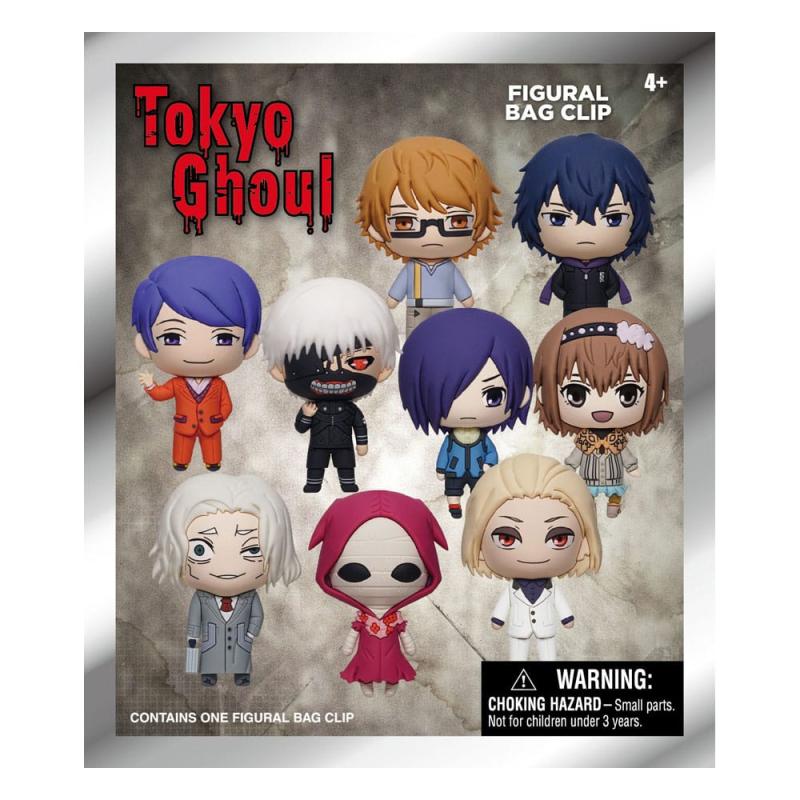 Chargez l&#39;image dans la visionneuse de la galerie, Monogram Tokyo Ghoul - 10th Anniversary Series 2 3D Figural Foam Bag Clip Mystery Bag
