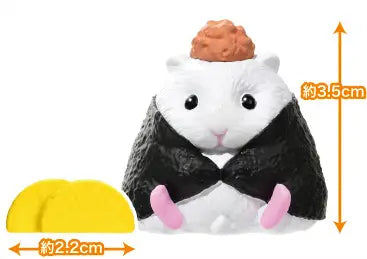 Cargue la imagen en el visor de la galería, Little Buddy - Hamsters Eating Rice Balls Vol.3 1pc Mini Figure Blind Box
