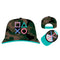 PlayStation - Embroidered Camo Curved Bill Snapback