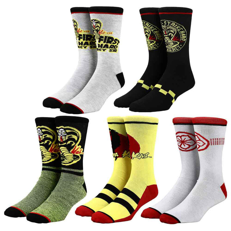 Cobra Kai Crew Socks (5 Pack)