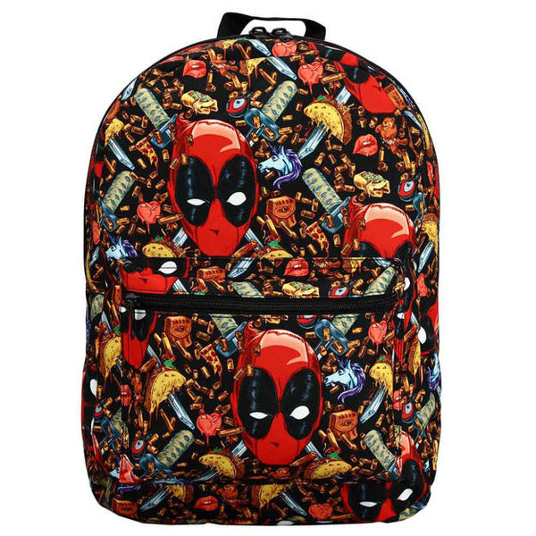 Marvel Comics - Deadpool Junk Food All Over Print Backpack