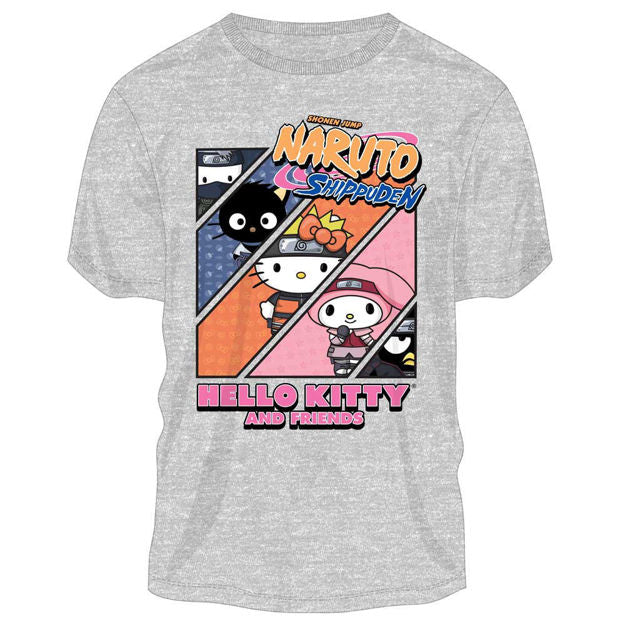 Naruto: Shippuden - Hello Kitty & Friends Unisex T-Shirt