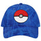 Chapeau délavé bleu Pokemon Pokeball