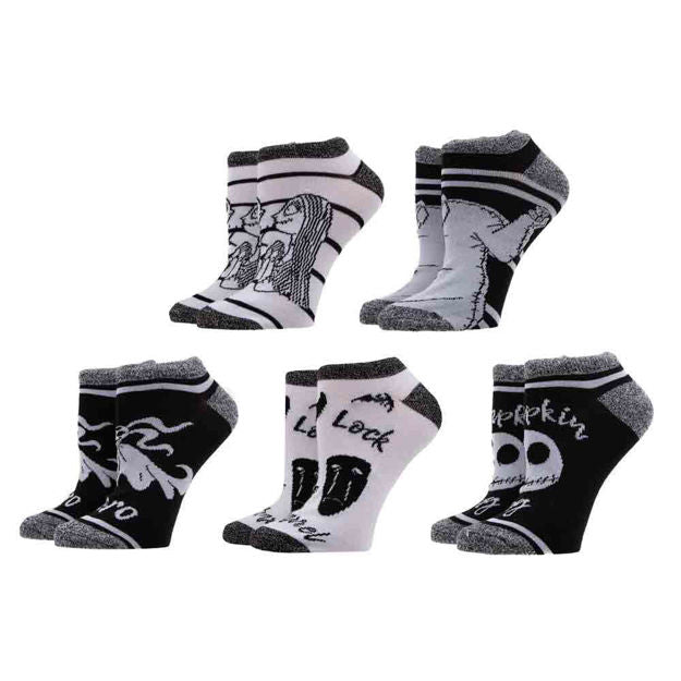 Disney - The Nightmare Before Christmas Ankle Socks (5 Pair)