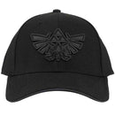 Zelda Hyrule Tri-Force Raised Embroidered Logo Curved Bill Snapback
