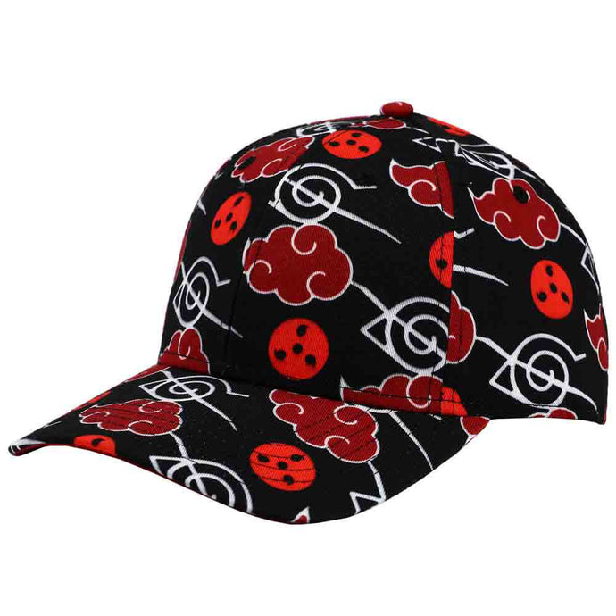 Naruto Akatsuki Cloud & Anti-leaf Village Sublimated Curved Bill Snapback