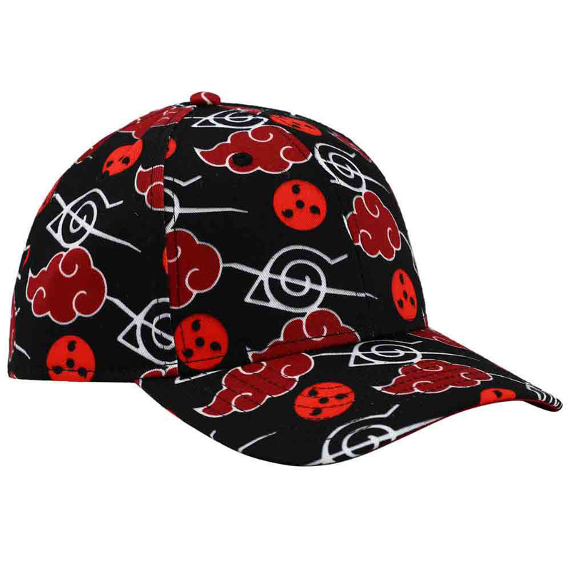 Chargez l&#39;image dans la visionneuse de la galerie, Naruto Akatsuki Cloud &amp; Anti-leaf Village Sublimated Curved Bill Snapback
