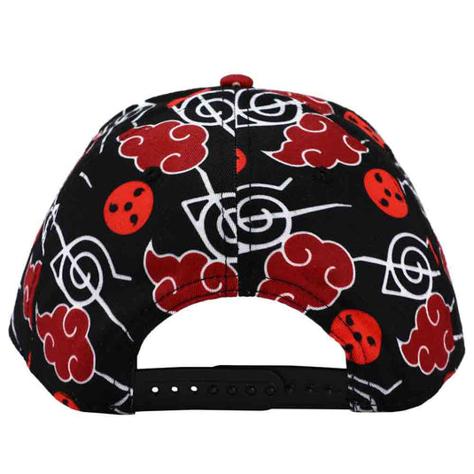 Naruto Akatsuki Cloud & Anti-leaf Village Sublimated Curved Bill Snapback