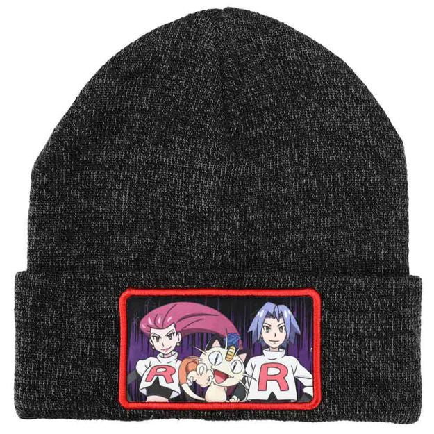 Pokemon - Team Rocket Sublimated Patch Beanie