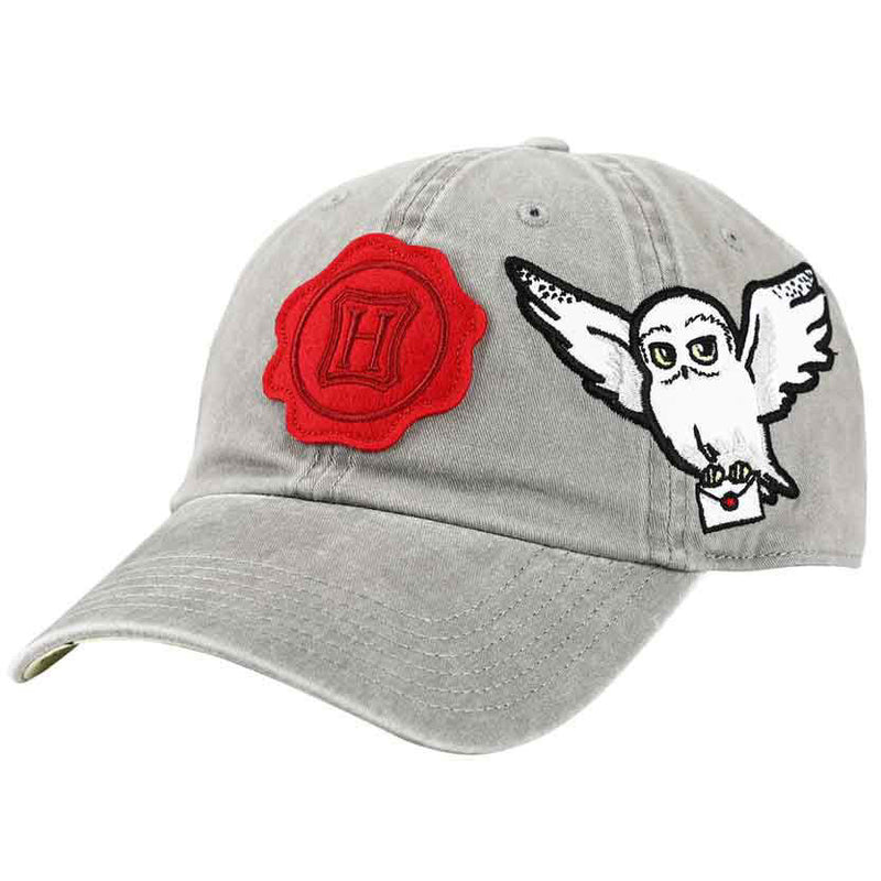 Cargue la imagen en el visor de la galería, Harry Potter Hogwarts Felt Stamp  With Hedwig SIide Embroidered Hat
