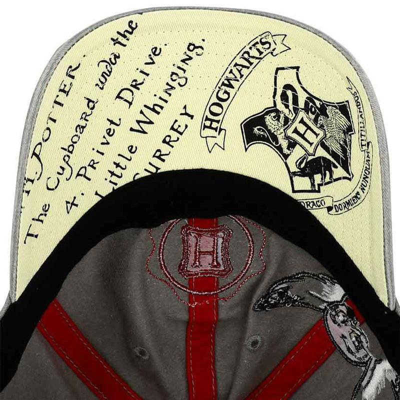 Cargue la imagen en el visor de la galería, Harry Potter Hogwarts Felt Stamp  With Hedwig SIide Embroidered Hat
