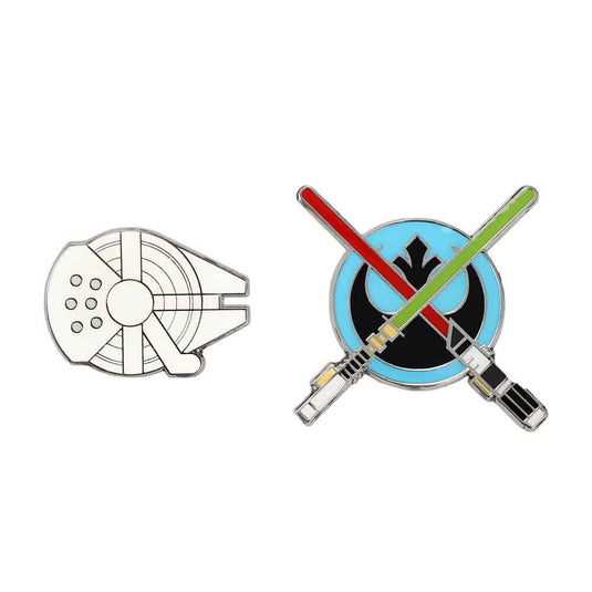 Star Wars - Rebel Empire Characters Lapel Pins & Lanyard Box Set