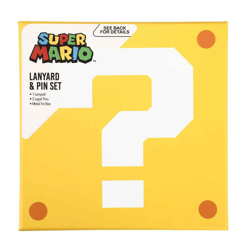 Super Mario - Coffret épinglettes et cordon