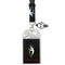 Ghost Face - Sublimation Rubber Charm Lanyard