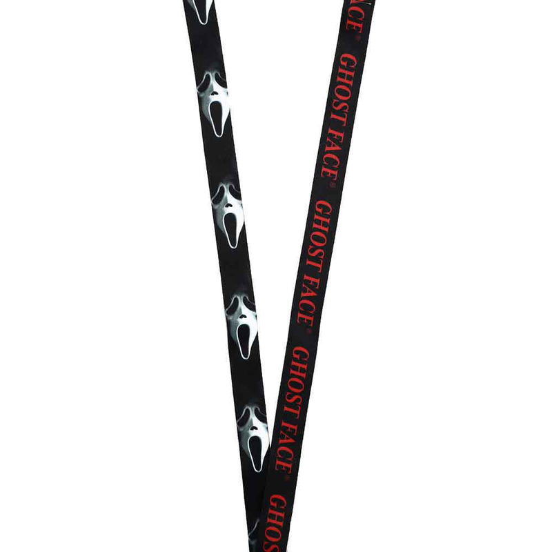 Ghost Face - Sublimation Rubber Charm Lanyard