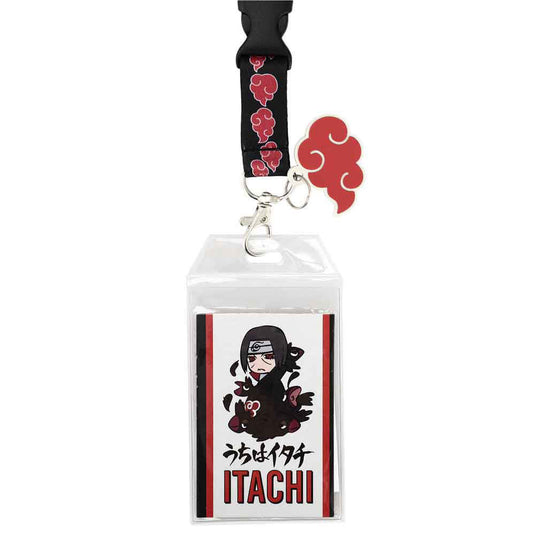 Cordón de goma con dije de Naruto Itachi