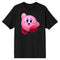 Kirby: Pink - Mochi dice hola camiseta gráfica negra para hombre