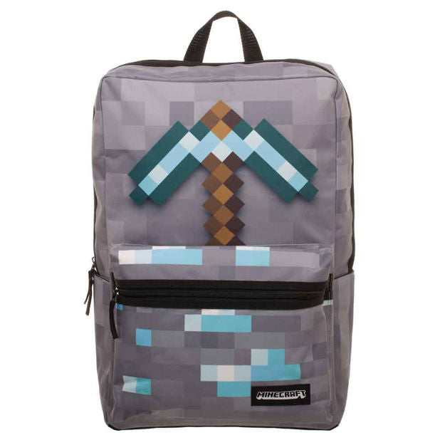 Minecraft - Mochila para portátil con parche de hacha