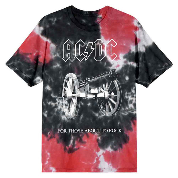 AC/DC - For Those About to Rock Tie Dye Unisex T-Shirt
