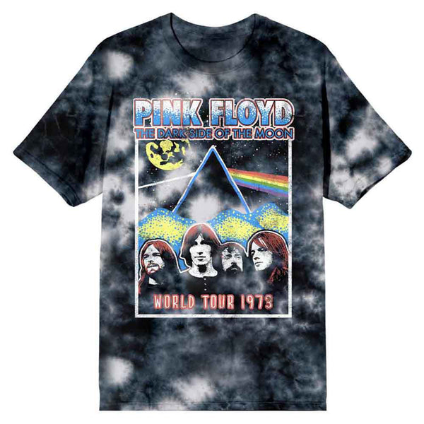 Pink Floyd - World Tour 1973 Tie Dye Unisex T-Shirt