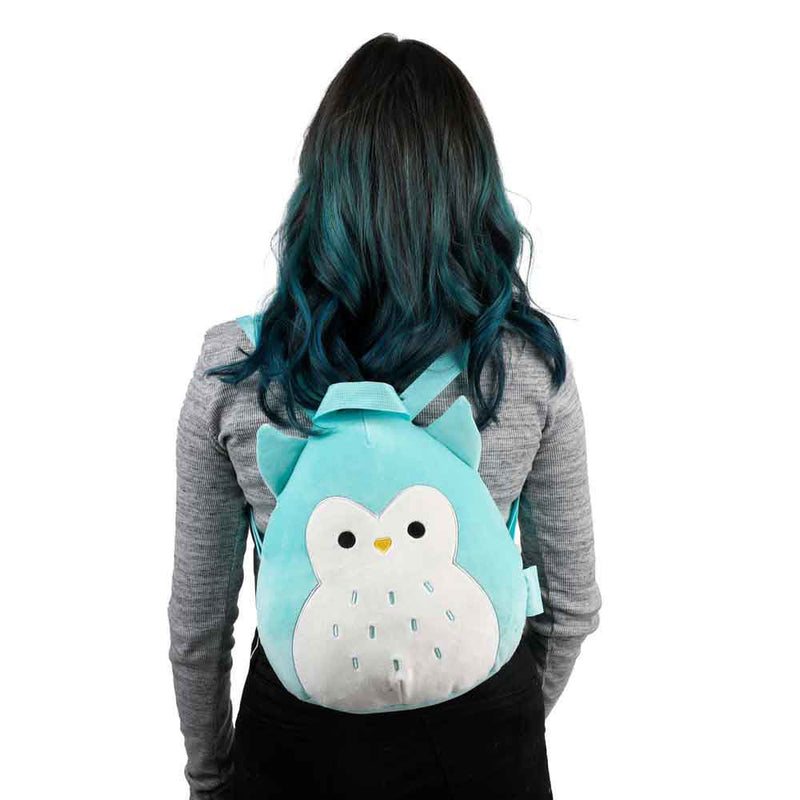 Squishmallows - Winston The Owl 14''  Plush Mini Backpack