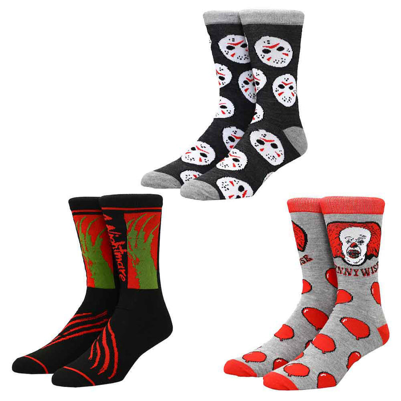 Cargue la imagen en el visor de la galería, Horror Icons 13 Days of Scary Socks
