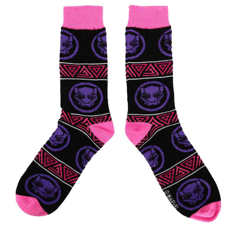 Load image into Gallery viewer, Marvel Black Panther Wakanda Forever 5 Pair Crew Socks
