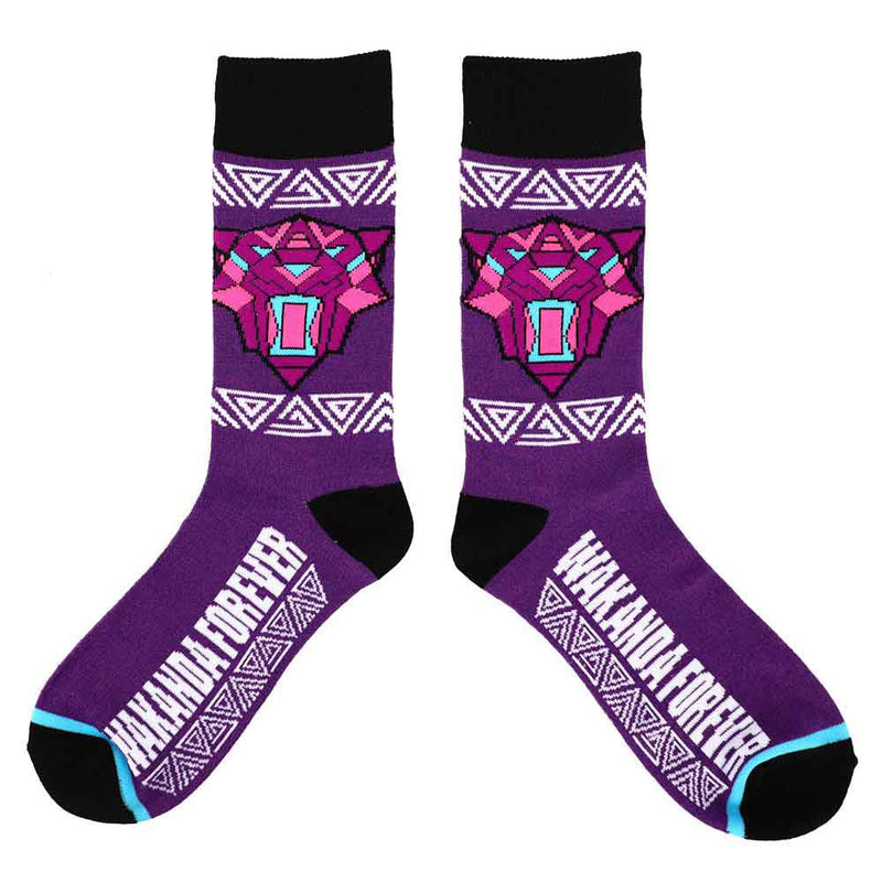 Load image into Gallery viewer, Marvel Black Panther Wakanda Forever 5 Pair Crew Socks
