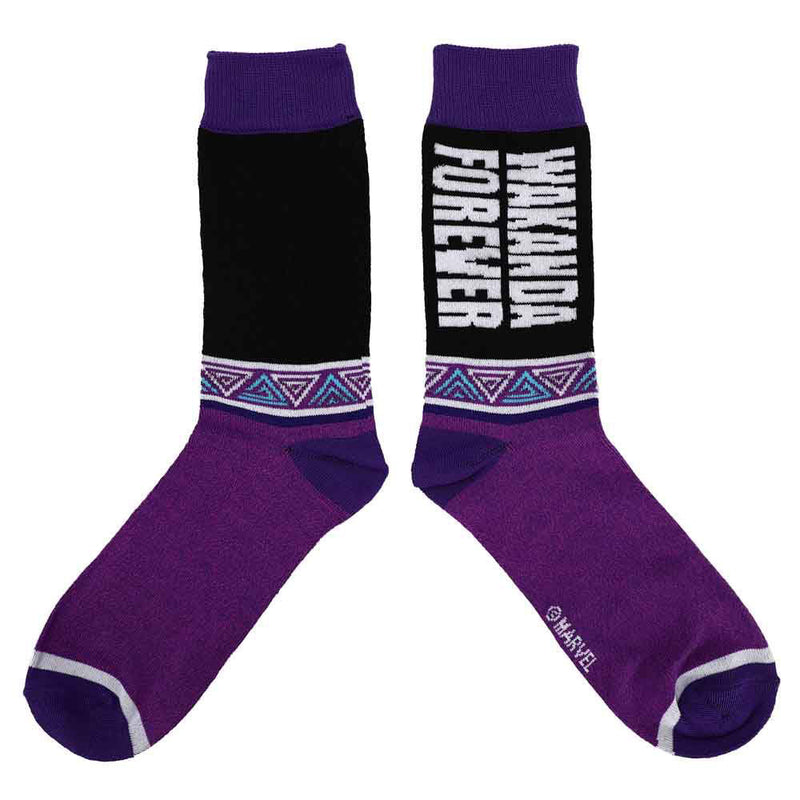 Load image into Gallery viewer, Marvel Black Panther Wakanda Forever 5 Pair Crew Socks
