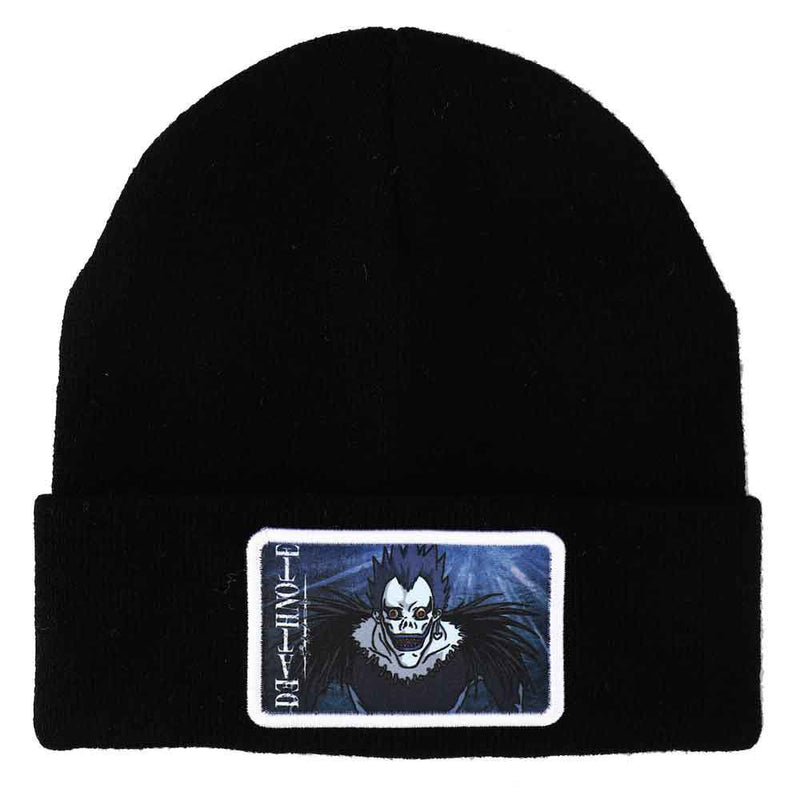 Cargue la imagen en el visor de la galería, Death Note Sublimated Patch Cuff Beanie
