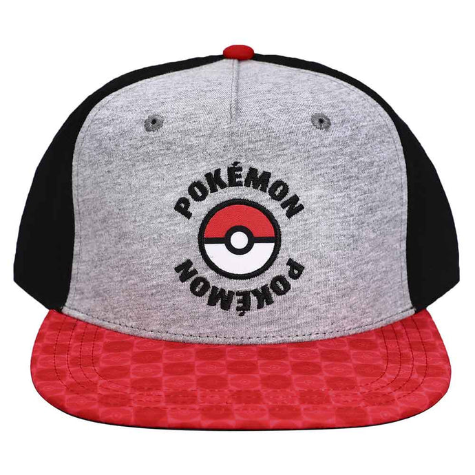 Pokémon Twill Color Blocked Flat Bill Snapback Hat