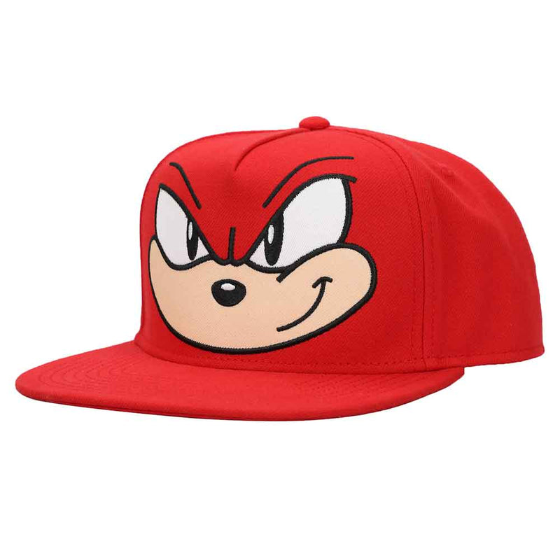 Sonic The Hedgehog - Knuckles Big Face Flat Bill Snapback