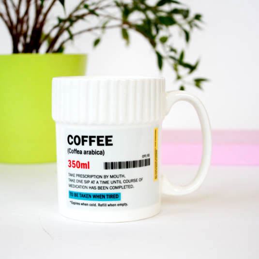 Gift Republic - Pill Pot Coffee Mug, Multicolor
