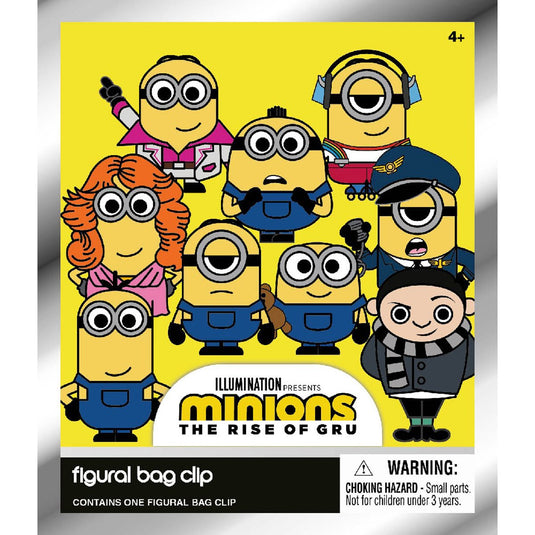 Clip pour sac aveugle en mousse 3D Minion