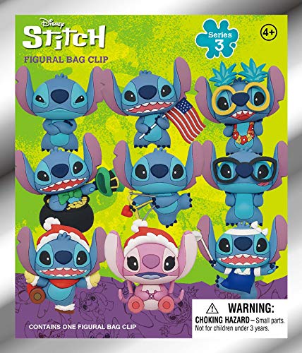 Disney: Lilo & Stitch Series 3 - Clip Luau Stitch Figural Keychain, Blind Bag