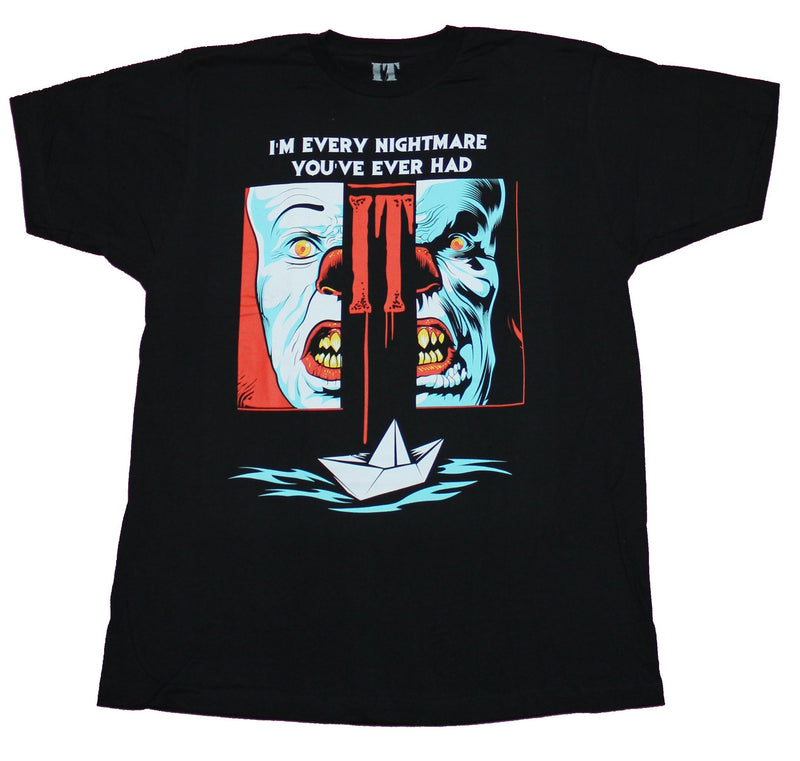 IT: Pennywise - I'm Very Nightmare You've Ever Had Black T-Shirt