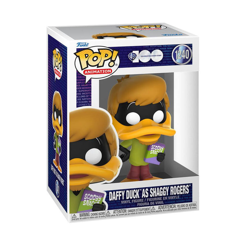 Chargez l&#39;image dans la visionneuse de la galerie, Funko Pop! Animation : Daffy Duck dans le rôle de Shaggy Rogers, figurine en vinyle
