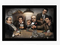 Mafia Characters - "Poker Table" Framed Crystex Wall Art