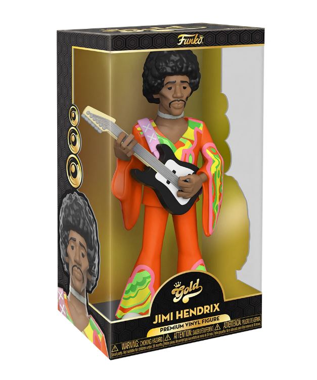 Load image into Gallery viewer, Vinyl Gold - 12&quot; Jimi Hendrix Figure
