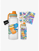 Disney: Lilo & Stitch - Cute Fruity Bubble Tea Holographic 32oz Twist Spout Plastic Bottle with Sticker Set