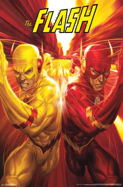 Cargue la imagen en el visor de la galería, The Flash - Race Wall Poster - Kryptonite Character Store
