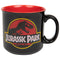 Jurassic Park Logo Ceramic Camper Mug